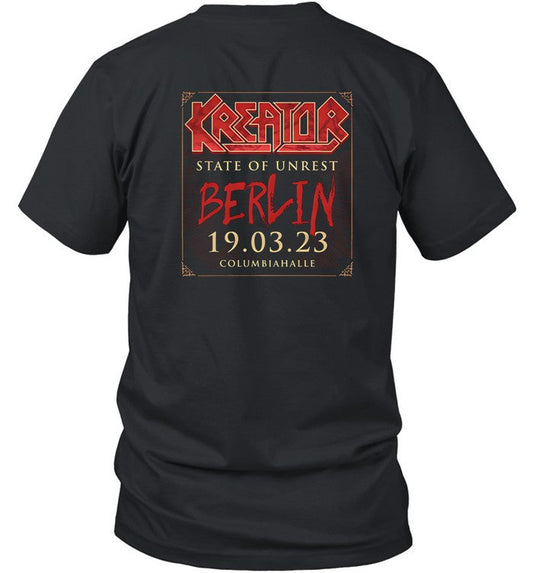 Kreator State Of Unrest Tour 2023 Shirt