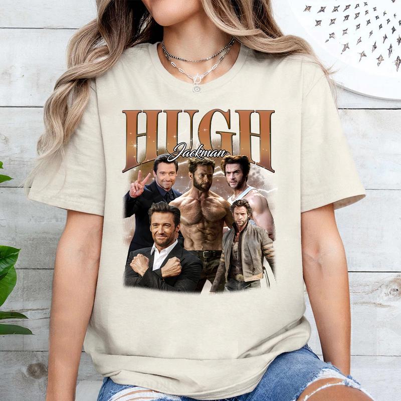 Hugh Shirt Jackman Shirt Gift For Woman and Man Unisex T-Shirt