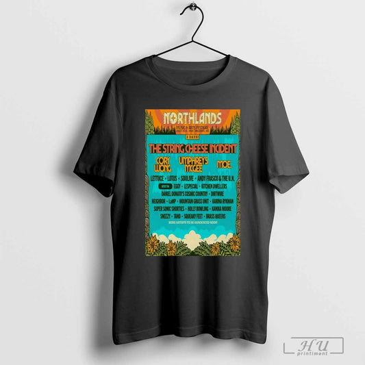 Poster Northlands Music &amp; Arts Festival Swanzey NH June 13-15-2025 Show t-shirt