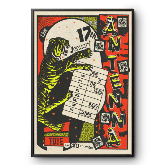 Antenna 17th January 2025 The Tote Collingwood, Australia Poster