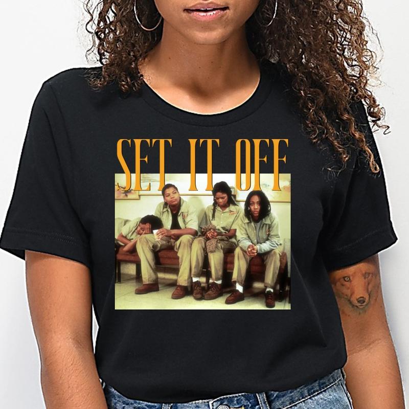 Retro Set It Off Shirt, Set It Off T-Shirt, Set It Off Tee Shirt, Movie Tee Shirt, Gift For Fan