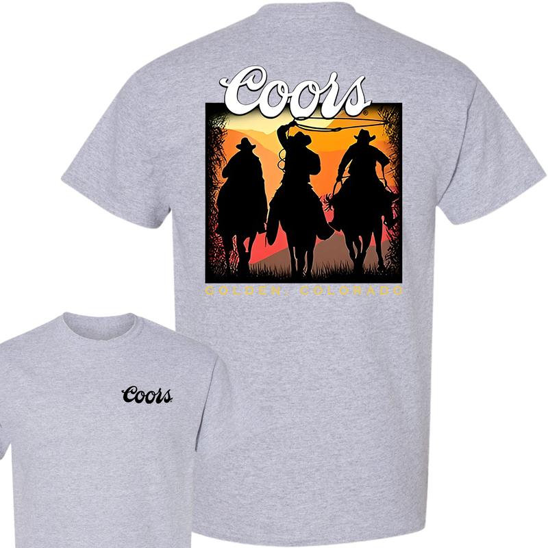 Coors Cowboy T-shirt, Unisex T-Shirt, Full Color T-Shirt, For Men, For Women
