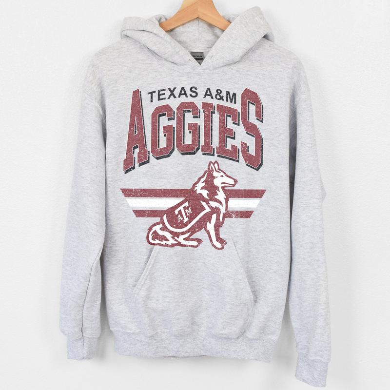 Texas A&M Aggies Vintage NCAA Sweatshirt, University Football Shirt, Classic Gift for Fans, Cotton, T-Shirt, Hoodie, Unisex Sport Style Collection
