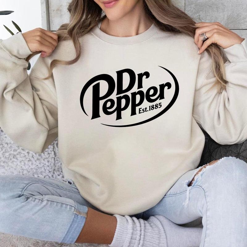 Dr Pepper Sweatshirt Hoodie T-shirt, Dr Pepper Est 1885 Shirt Sweatshirt, Hoodie, Comfort Colors