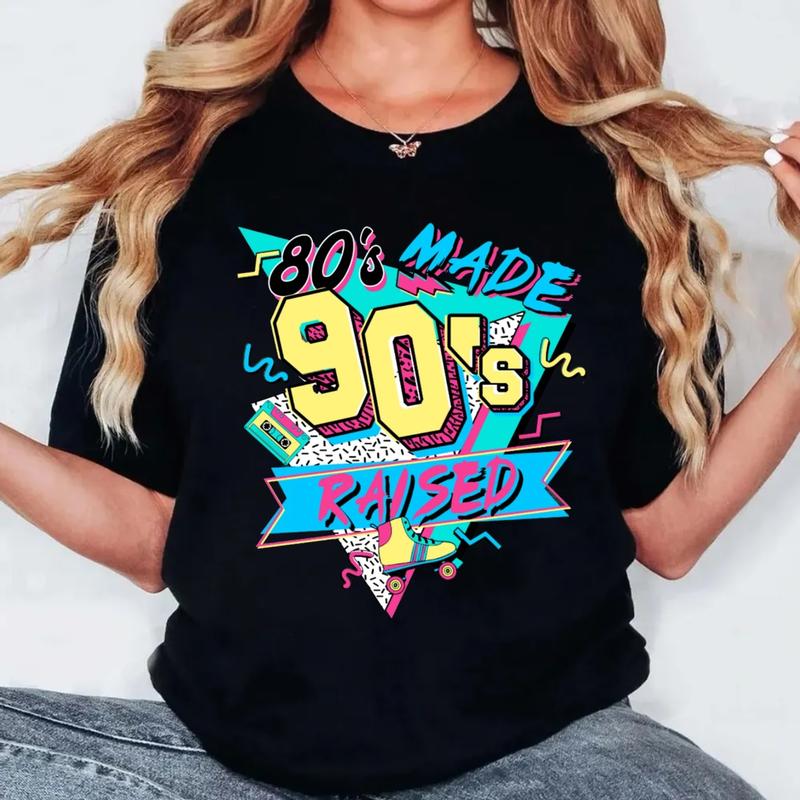 80's Made 90's Raised Tshirt Sweatshirt Hoodie, Bornn In The 90s Shirt, Cassette Tape, Forty Birthday, Unisex Sweater Pullover Tee
