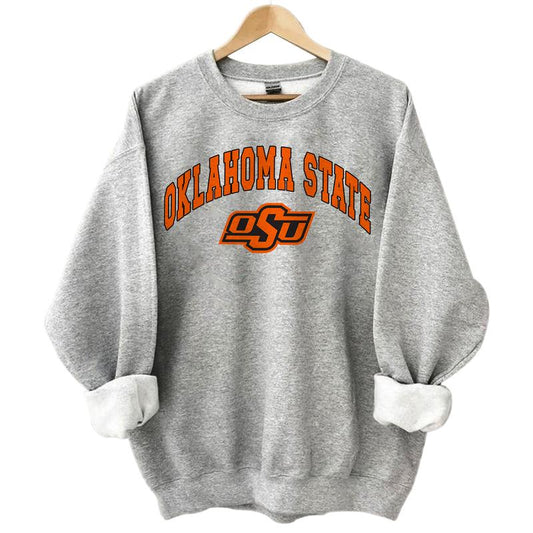 Oklahoma State Cowboys Vintage NCAA Football Shirts, Unisex Basketball Shirt, Graphic University Sports Shirt, Gift for Fans, Men, Women, Cotton