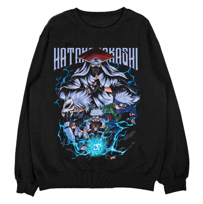 hatakekakashi Shirt, Animee Shirt Sweatshirt Hoodie Unisex Cotton Comfort