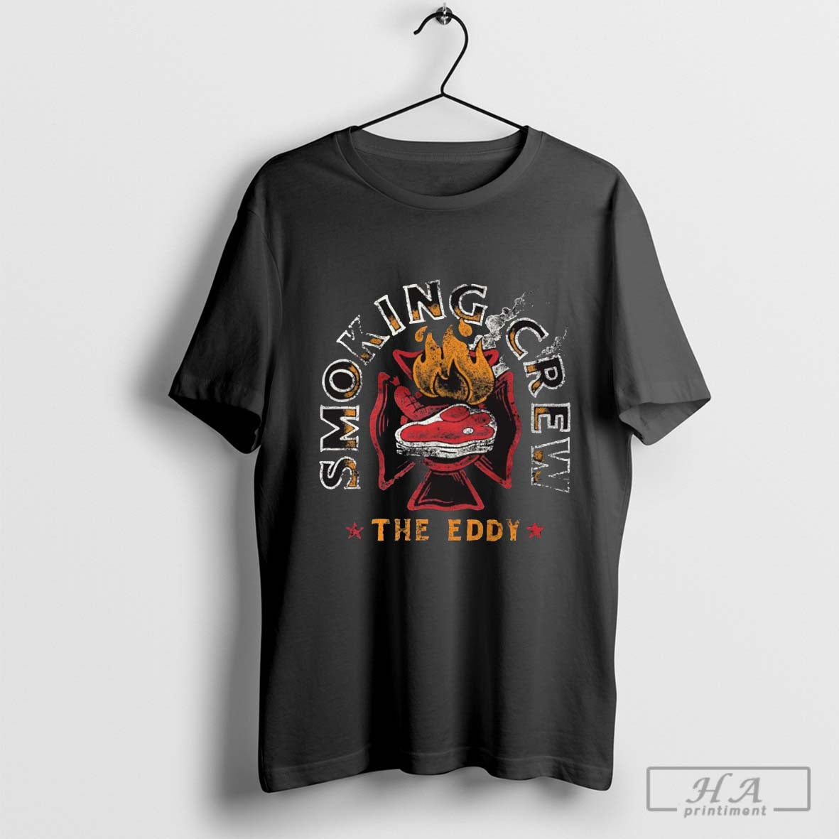 Smoking Crew The Eddy BBQ Vintage T-shirt