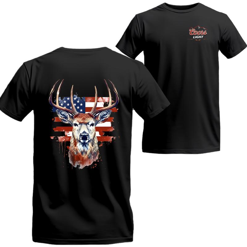 Coors Light Hunting Deer T-Shirt, Gifts for Him, Unisex T-shirt For Men, For Women