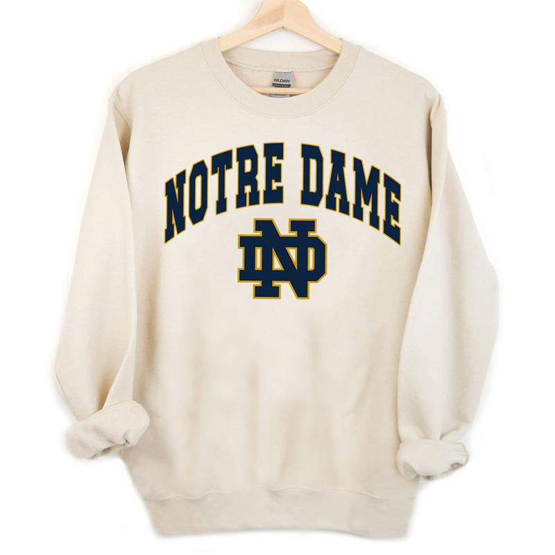 Notre Dame Fighting Irish NCAA Football Vintage Shirts, Graphic University of Notre Dame NCAA Basketball Team Shirt, Gift Top Unisex Cotton Shirt For Sport Fan, Men, Women