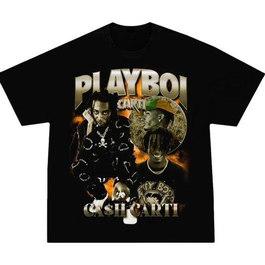 Playboi Carti â€œCash Cartiâ€ Graphic Tee - Streetwear