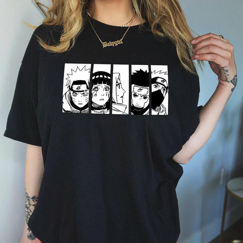 Naruto Uzumaki,Kakashi Hatake,Sasuke Uchiha,Naruto Shippuden,Anime Unisex Shirt