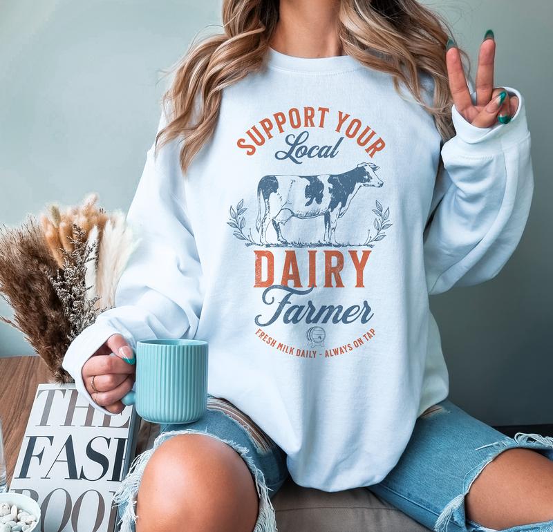 Eat Local Breastfeeding Sweatshirt Breastmilk Sweater Moms Milk Crewneck Moms Boobery Jumper Baby Shower Gift for New Mom for nursing