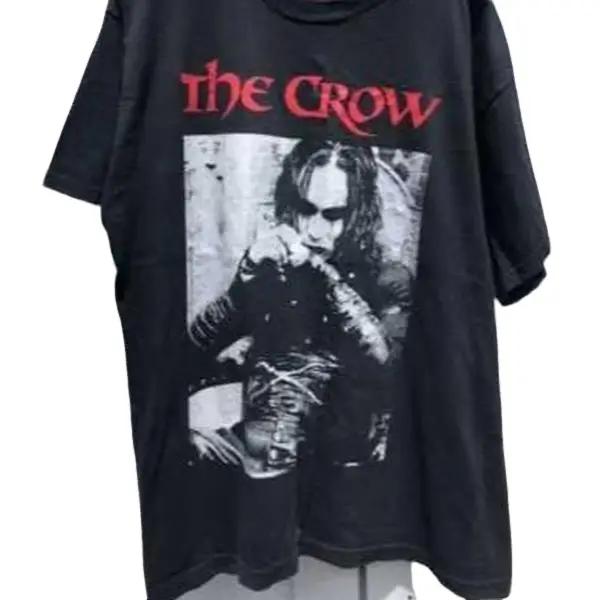 The Crow Movie Short Sleeve Cotton T-shirt Unisex Classic Fabric