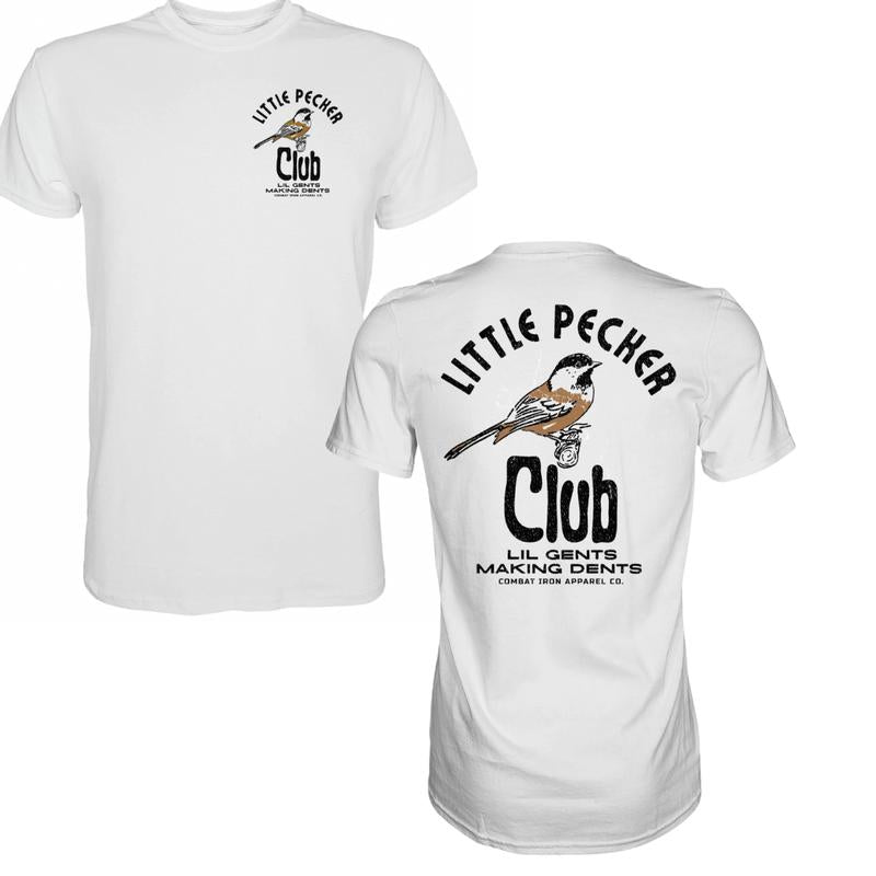 Little Pecker Club Vintage Graphic T-shirts, Bird Lover Tshirt, Meme Lovers, Funny tee
