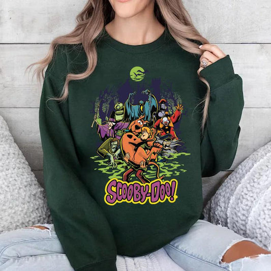 Vintage Scooby Shirt, 90s Horror Movie T-Shirt, Retro Halloween Sweatshirt, Scoopydoo T-Shirt, Vintage Horror Movie Character Tee, Vintage Halloween S