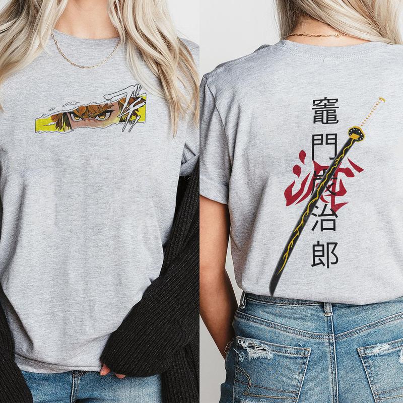 Zenitsu Agatsuma Shirt, Thunder Breathing Tshirt, Sanemi Shinazugwa Demon Slayer Sweatshirt, Demon Slayer t-shirt, Anime sweatshirt hoodie, Anime love