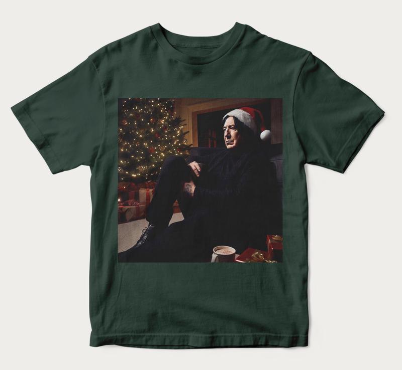 Severus Snape Home Alone Vintage T-Shirt, Funny Christmas Tee, HARRY POTTER Funny Tee, Movie Shirt, Unisex T-Shirt, Gift For Men Women