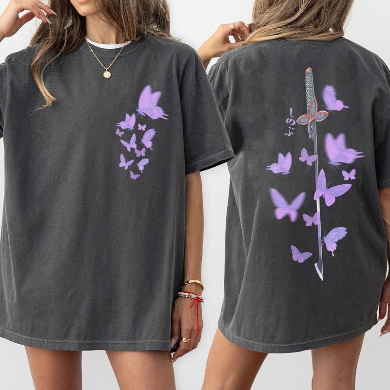 Shinobu Kocho with her Nichirin Sword shirt, Demon Slayer t-shirt, Anime sweatshirt hoodie, Anime lover t-shirt