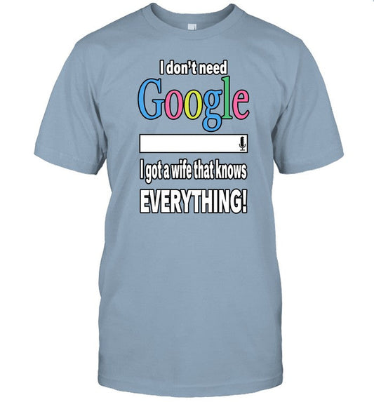 Freusan I Don't Need Google I Got A Wife That Knows Everything