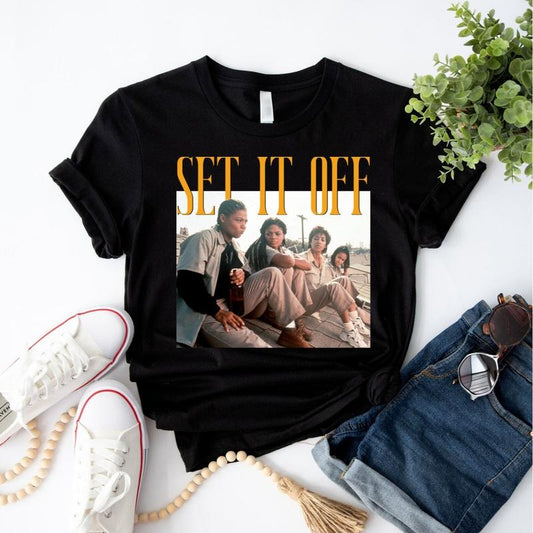 Vintage Set It Off Shirt, Set It Off Tee Shirt, Set It Off Fan T-shirt, 80s Movie Shirt, Set It Off Sweatshirt