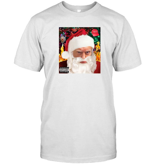 T-Shirt Trump Santa Mugshot Tacky
