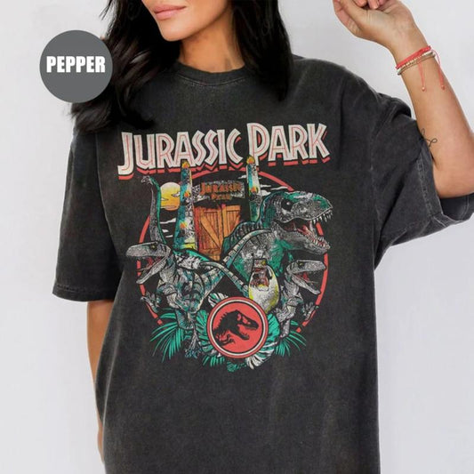 Vintage Jurassic Park Shirt, Dinosaur Shirt, Jurassic World Birthday Shirt, Jurassic World Dinosaur Raptor, Isla Nublar 1993 Jurassic Tour, Movie Shir