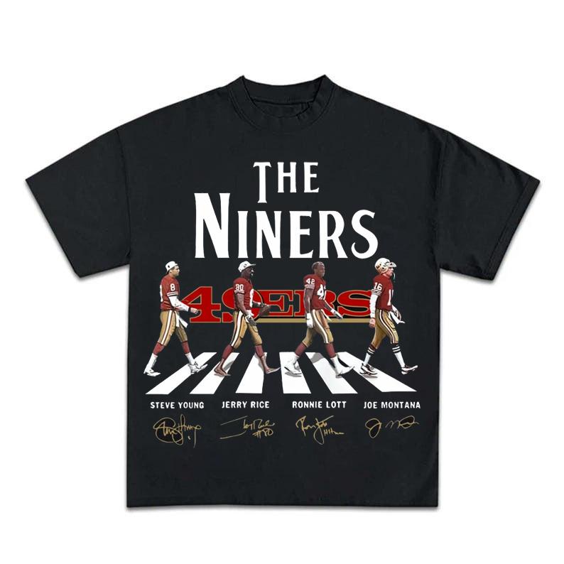 The Niners Football Graphic Tee Shirt Size Size S-4XL