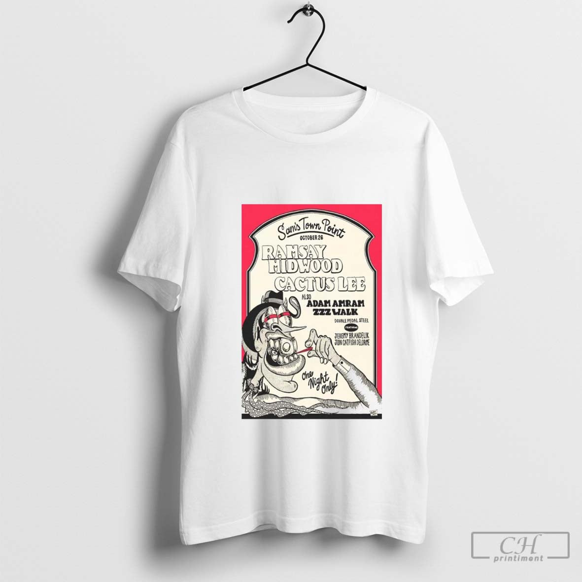 Ramsay Midwood October 26, 2024 Samâ€™s Town Point Austin, TX Tour Poster shirt