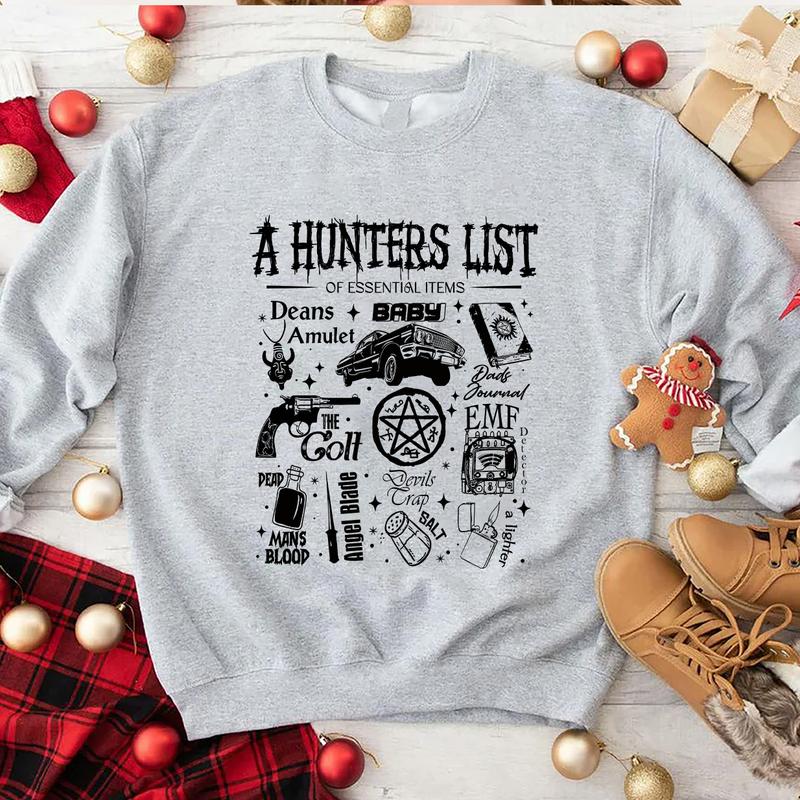 Supernatural Items T-Shirt, Supernatural Vintage T Shirt, Gift For Woman and Man Unisex T-Shirt Sweatshirt Hoodie