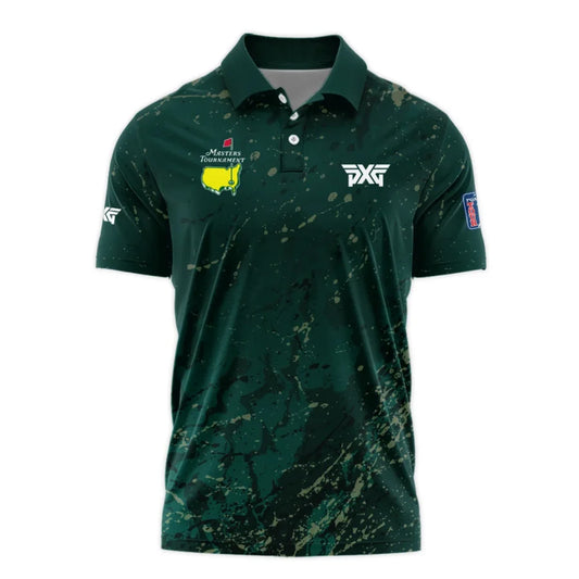 Old Cracked Texture With Gold Splash Paint Masters Tournament Parsons Xtreme Golf Polo Shirt Style C