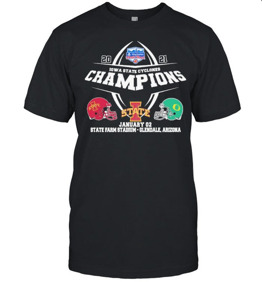 2021 iowa state cyclones champions state january 02 state stadium glendale arizona shirt