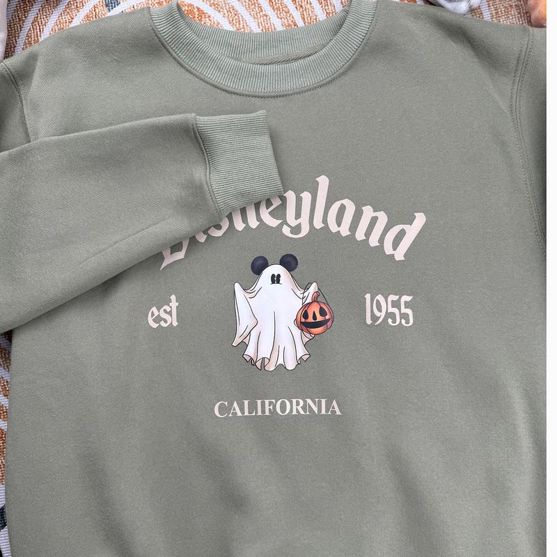 Halloween Magic Land Sweatshirt Hoodie, Cute Mickey Ghost Halloween Shirt, Funny Mickey Halloween Tees, Halloween 2024 Gifts