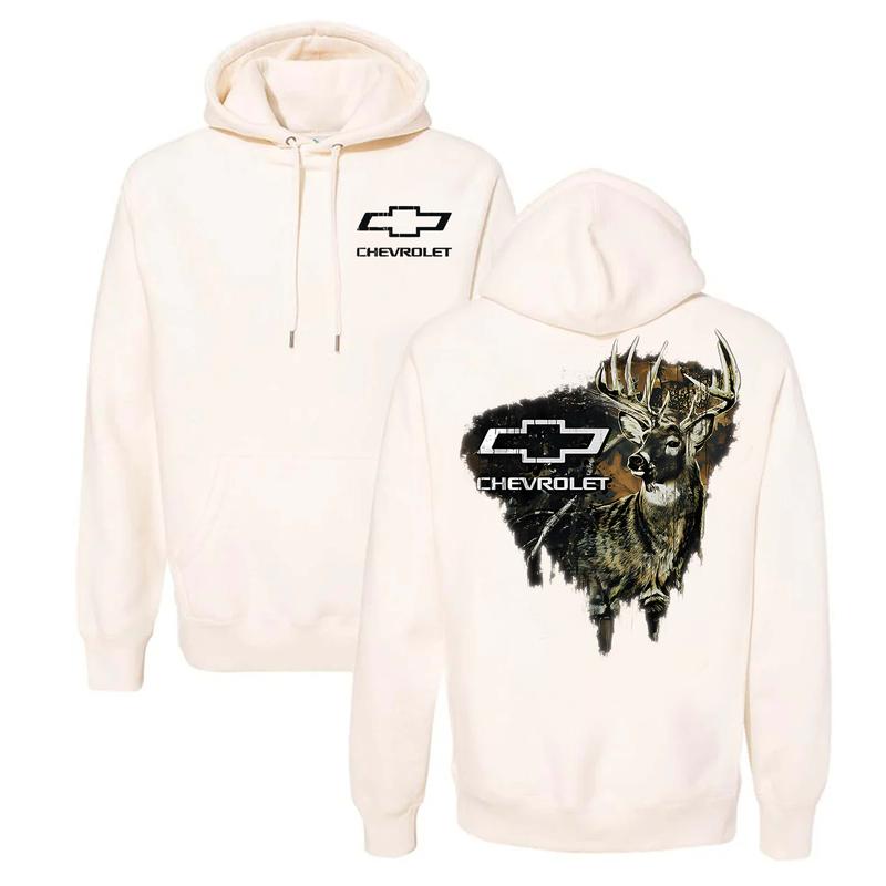 Buck Wear Men's Chevy-camo Fill Deer Hoodie, Statement Pieces, Choose Your Hue, Find Your Signature Look, Unisex Clothing Choices, Classic Cotton