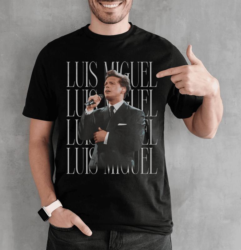 Luis Miguel Graphic T-Shirt, Graphic Luis Miguel Tour 2024 Shirt, Luis Miguel Merch, Luis Miguel Fan Gift Shirt, 90S Vintage Luis Miguel Tee , T-Shirt