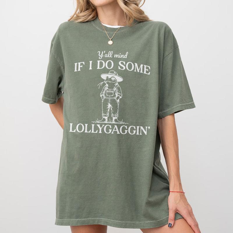 Y'all Mind If I Do Some Shirt, Funny Shirt For Women, Frog Shirt, Frog Lover Tee, Cowboy Frog Shirt, Funny Western Shirt, Frog T-shirt, Women's Tops, 90s Graphic Shirt, Funny Cowgirl Shirt, Gift For Her, Frog Meme Tee