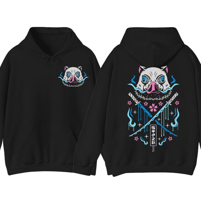 Demon Slayer, Inosuke Demon Hoodie DRG, 90s Slayer Style drg, Anime Hoodie DRG, Graphic Anime Hoodie, Anime Lovers Hoodie drg, Special Hoodie drg, Anime Manga Hoodie, Gift For Fans, Gift For Men, Gift For Women.