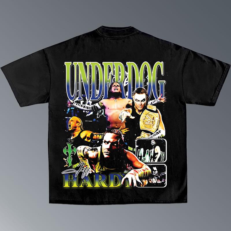 JEFF HARDY Wrestling Tee, Wrestling Graphic Tee, WWE Shirt, MMA Shirt, Sports T-shirt, Wrestling Gift, Gift for Him Gift For Her Hoodie Sweatshirt