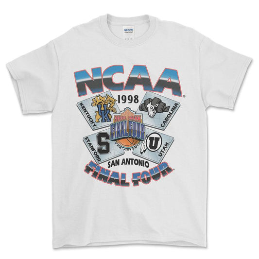 1998 NCAA Final Four San Antonio T-Shirt, graphic vintage sports tees for men