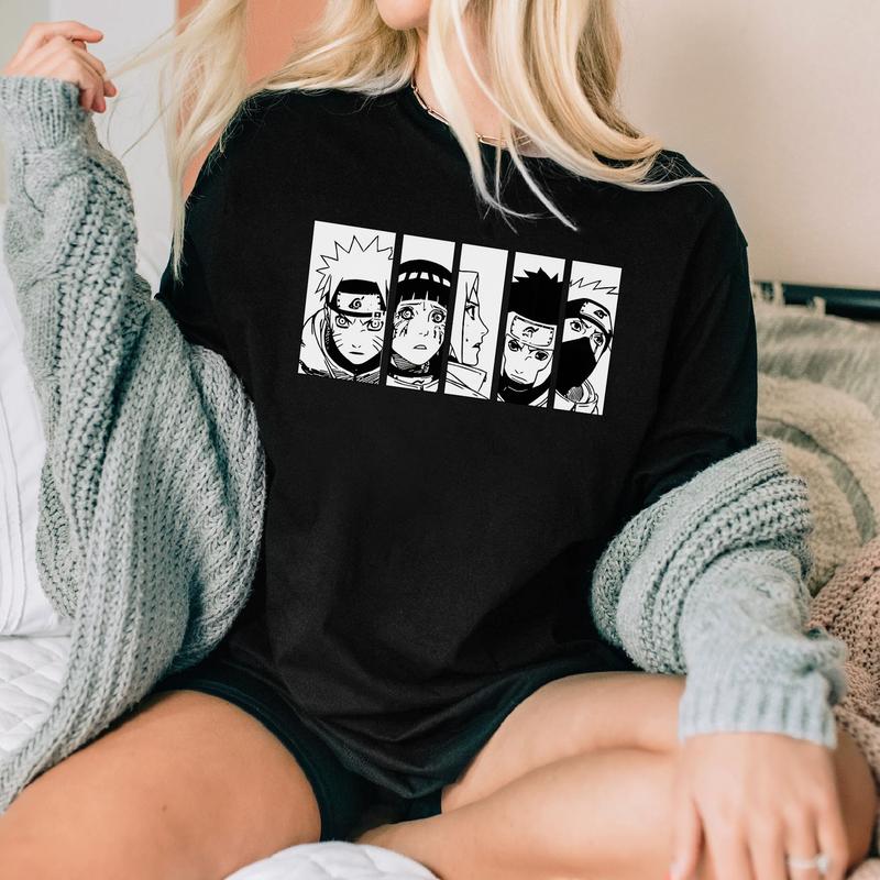 Naruto Uzumaki,Kakashi Hatake,Sasuke Uchiha,Naruto Shippuden,Anime Unisex Shirt