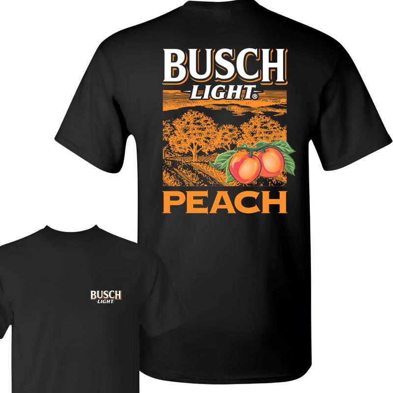 Busch Light Peach Scenic 2 Sides T-shirt, Busch Light Unisex T-shirt Full Color For Men, For Women, Busch Light Beer Tshirt