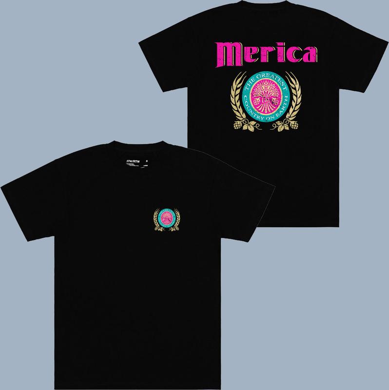 Merica The Greatest Country On Earth T-shirt - 2 Side - Trendy To Timeless - Streetwear Essentials - All-inclusive Styles - Choose Your Color - Size R