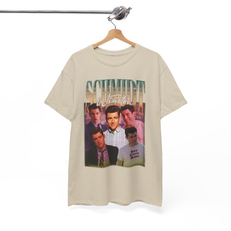 Nick Miller & Winston Schmidt College Retro T-Shirt , Schmidt Shirt, Schmidt Vintage Tshirt, New Girl, Tee Top Funny TV Icon Gift
