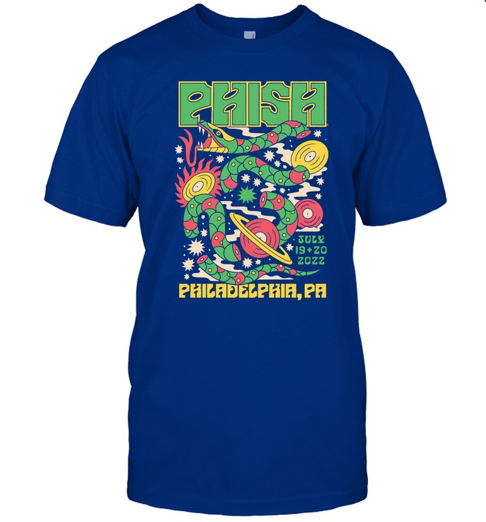 Phish 2022 Philadelphia Pa Summer Tour Tee