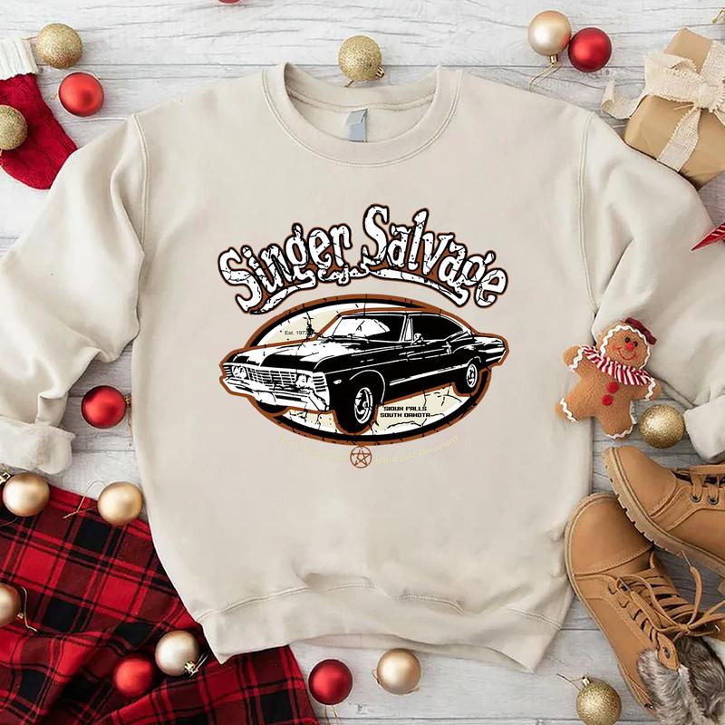Vintage Supernatural Sinngger Salvaagge Shirt, Gift For Woman and Man Unisex T-Shirt Sweatshirt HoodieQuotes