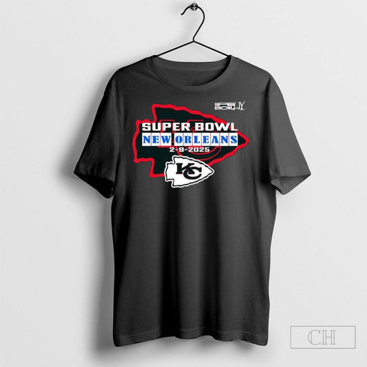 Super Bowl Lix New Orleans 2 9 2025 Kansas City Chiefs Shirt