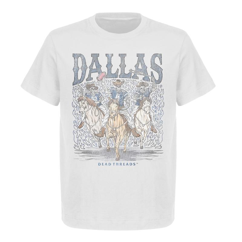 Dallas Football The Deadman Cowboys Graphic T-Shirt Ã¢â‚¬â€œ Heavy Cotton, Unisex Top for Men & Women, American Football Team Shirt, Premium Fabric