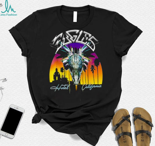 Hotel California Eagles Band Vintage Eagles T Shirt Classic Cotton