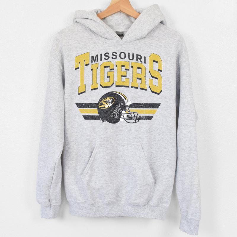 Missouri Tigers Vintage Football NCAA Sweatshirt - Tshirt - Hoodie, University of Missouri Unisex Football NCAA Shirt, Unisex Vintage NCAA Shirt, Classic Football Shirt, Gifts For Football Fan Sport, Cotton, Sweatshirt, Casual Clothes