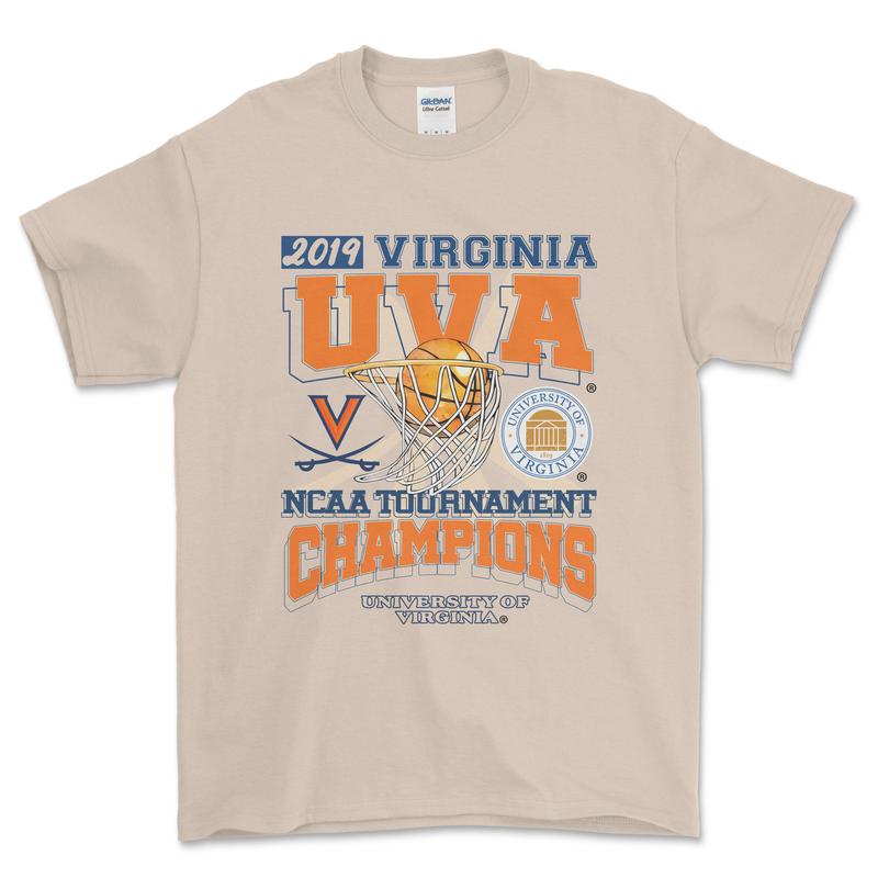 2019 NCAA Tournament Virginia T-Shirt, graphic vintage sports tees for men